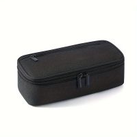 Grosses Schüler Etui Federmäppchen Schwarz Neu