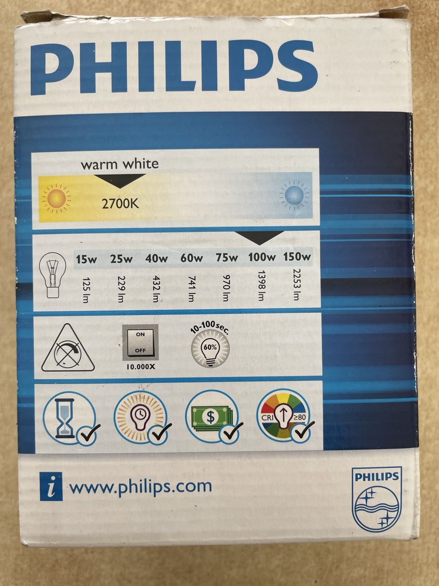 Philips Lampade: Philips Masterglobe G120, 23W, warmweisses Licht! – Usato da Samedan venduto da GPZ1100 5