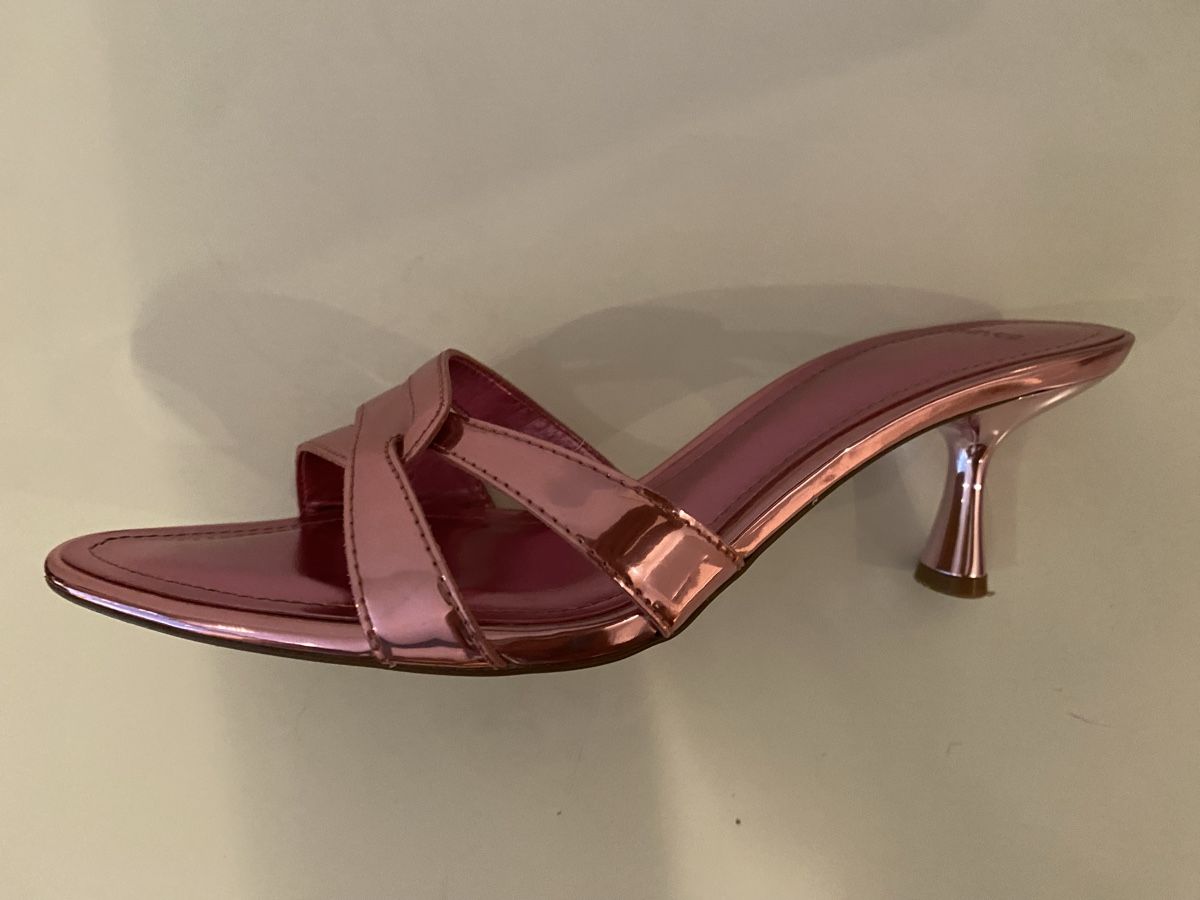 Mango Chaussures femmes: Mango Kitten Heels Size 38 Pink Metallic – Neuf (Voir description) à Zürich par lib_s9yb 2