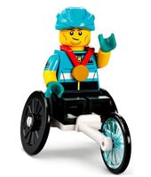 Lego 71032 - Nr12: Wheelchair Racer - Series 22 Minifigur