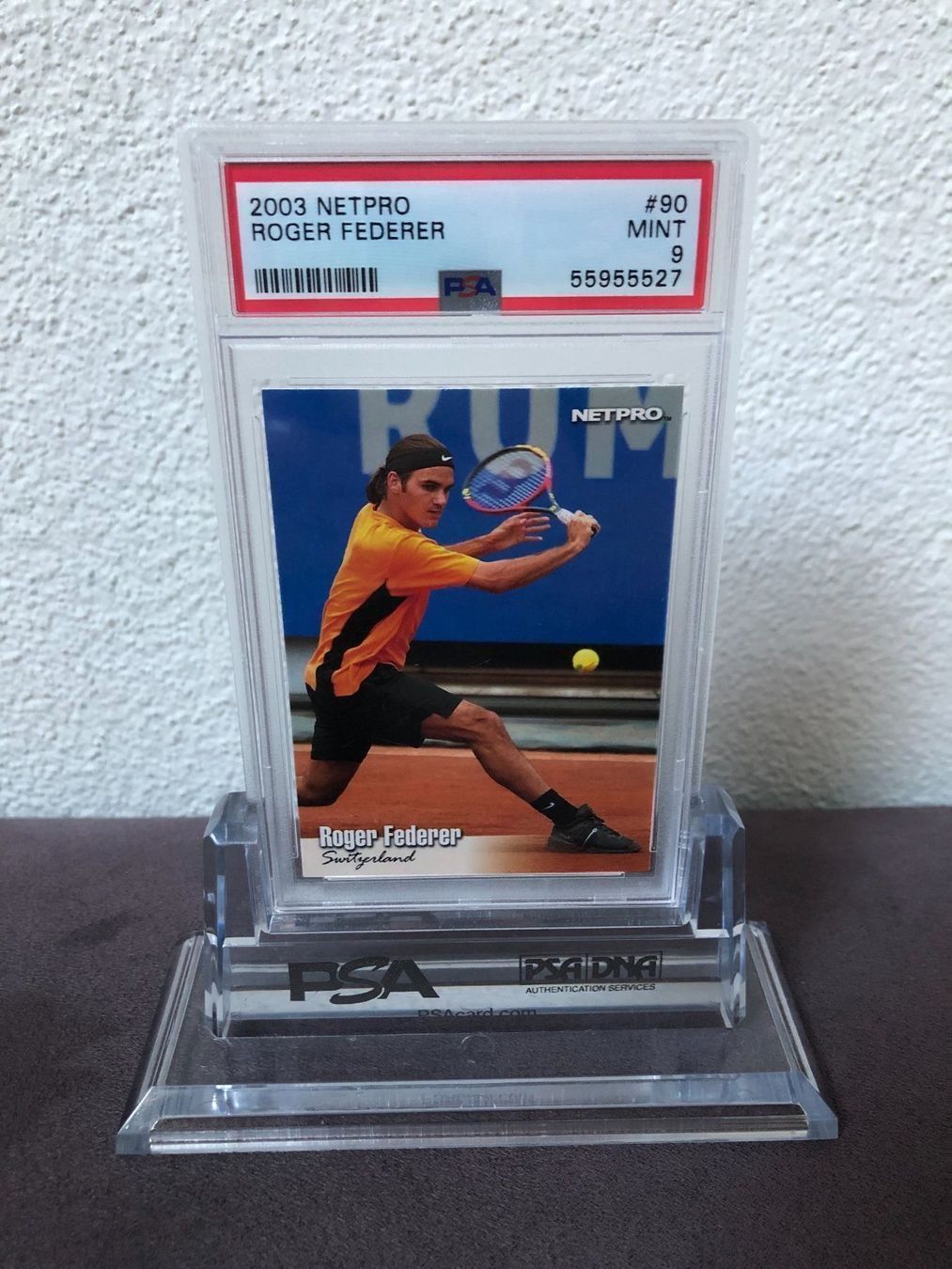 Tutti i francobolli: Roger Federer PSA 9 MINT 2003 Netpro – Nuovo (secondo la descrizione) da meierskappel venduto da Exlibris