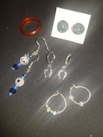 Lot Schmuck - Lot Ohrringe 4 paar hübsche Ohrringe, 12C