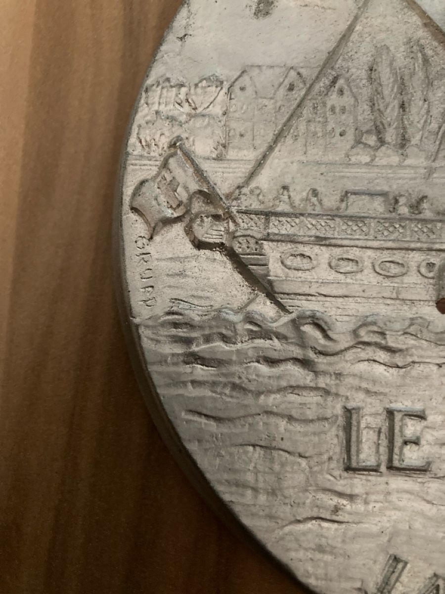 Teller: Schiff Le Leman 1826 Wand Deko Boot – Gebraucht aus Aarwangen von to-hirschi 2