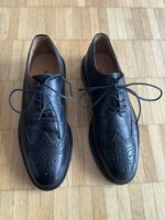 Brogues Echtlederschuhe Grösse 41 schwarz sehr guter Zustand