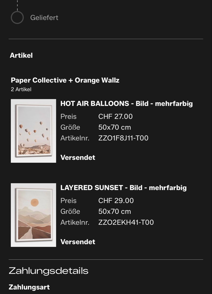 Posters & Illustrations: Bild mit 50x70cm Rahmen – D'occasion à Münchenstein par s0r4y4 2