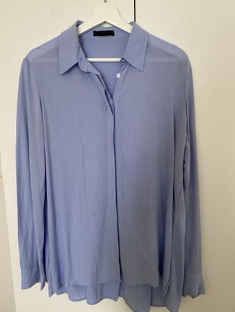 The Row, Light Blue Button-Up blouse