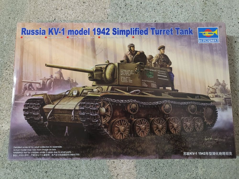 Trumpeter 00358 KV-1 Mod.1941 welded turret Soviet Tank 1/35 | Kaufen ...