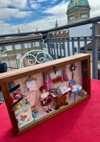 Wohnzimmer / Bügelzimmer/ Puppenhaus /Bäbistube /Puppenstube
