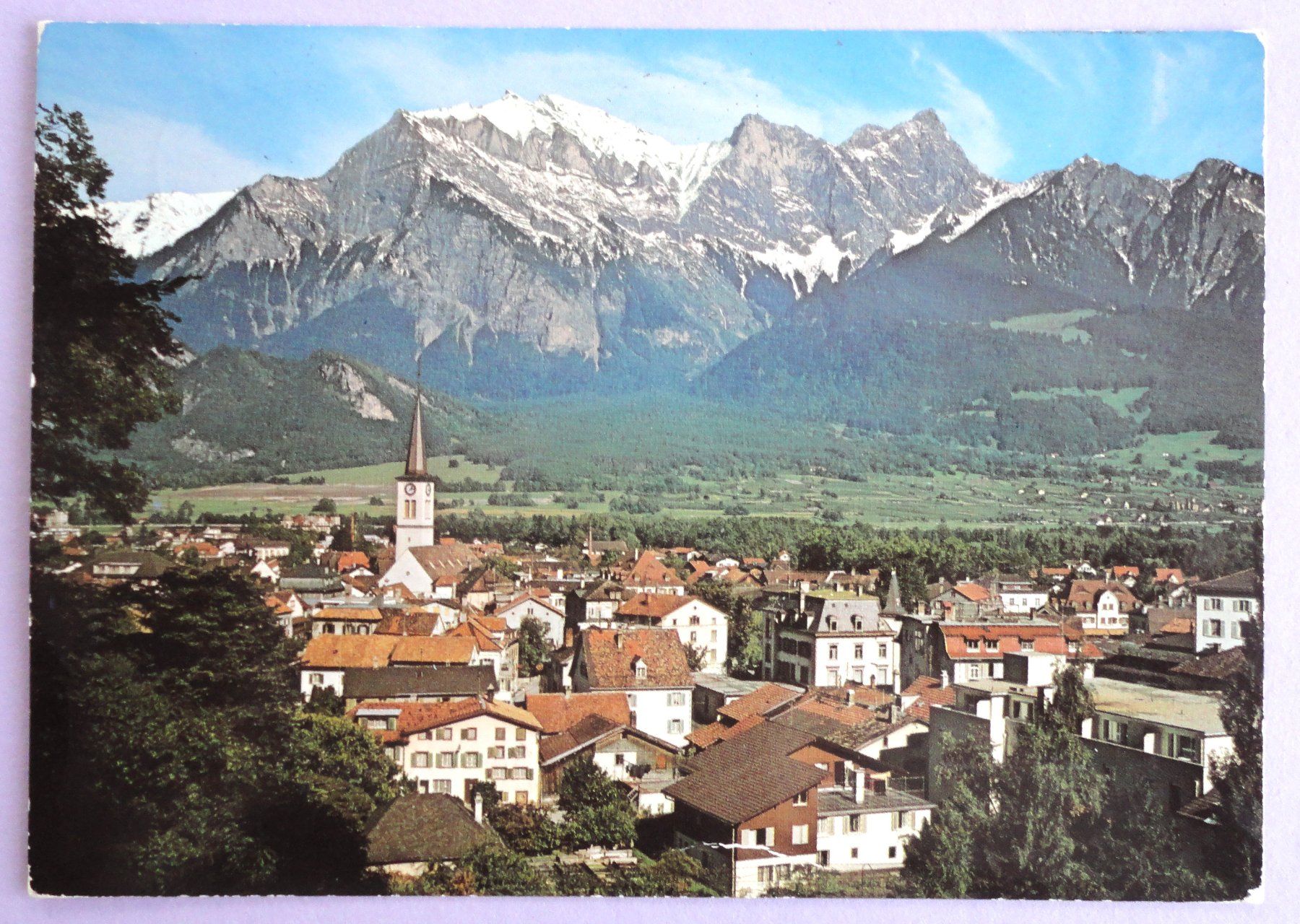 Cartoline postali: Bad Ragaz mit Falknis – Usato da Fétigny venduto da Billy2miny