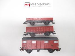 Fleischmann 3-teiliges diverses Güterwagenset DB ohne OVP AC