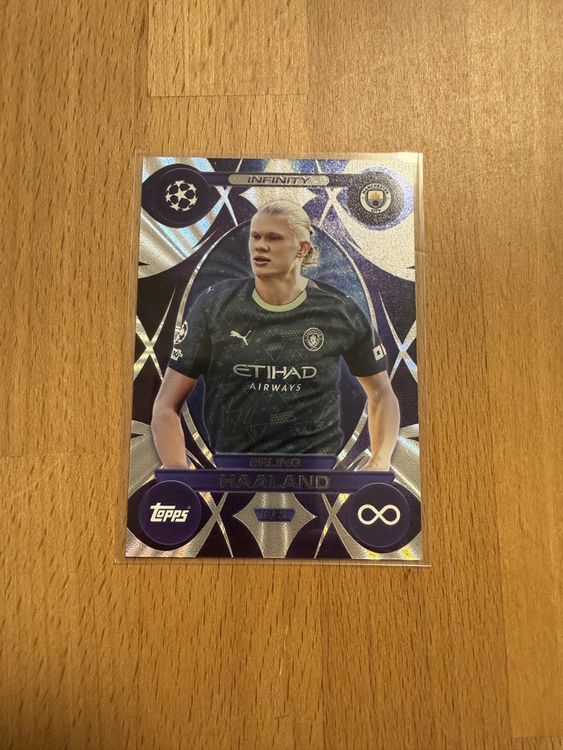 Erling Haaland, Topps Chrome Bundesliga 2021/22. Carte de football. Carte à collectionner. Expédition combinée. Borussia Dortmund. - France