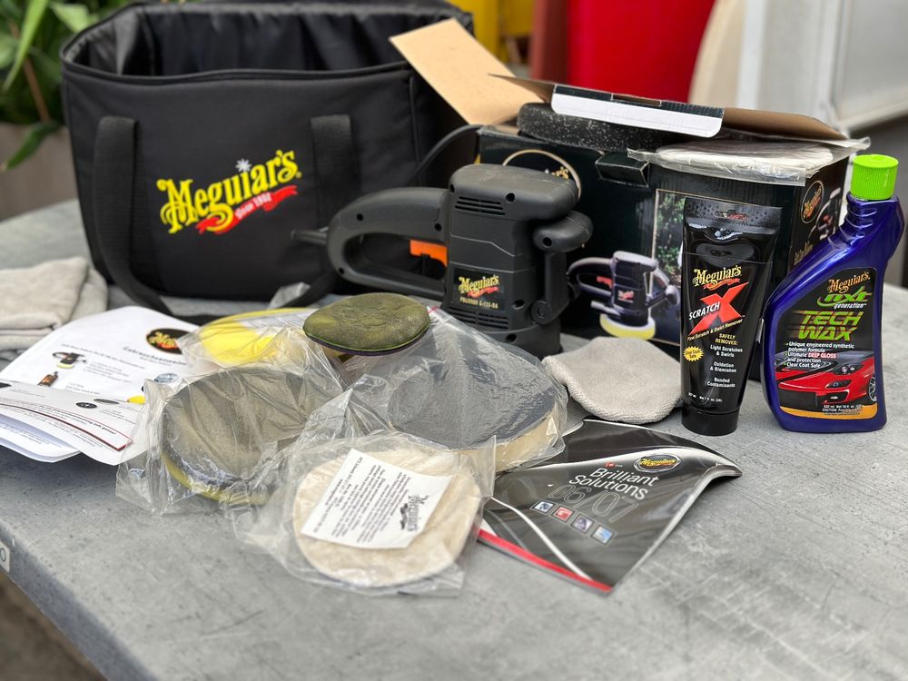 KANBCNG Poliermaschine 320W - Tischpuffer Mit Variablem Speed 800-10000 U/min