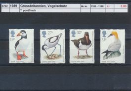 1969 Grossbritannien, "Vogelschutz", ** postfrisch
