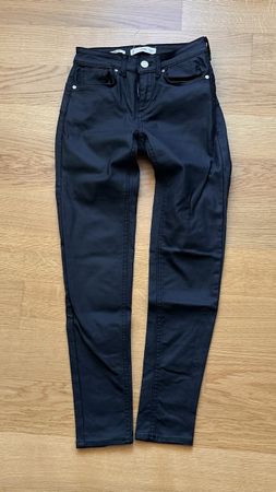 Mango Push-Up Hose schwarz beschichtet Grösse 34