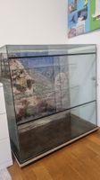 Glas Terrarium für Nager mit viel Zubehör