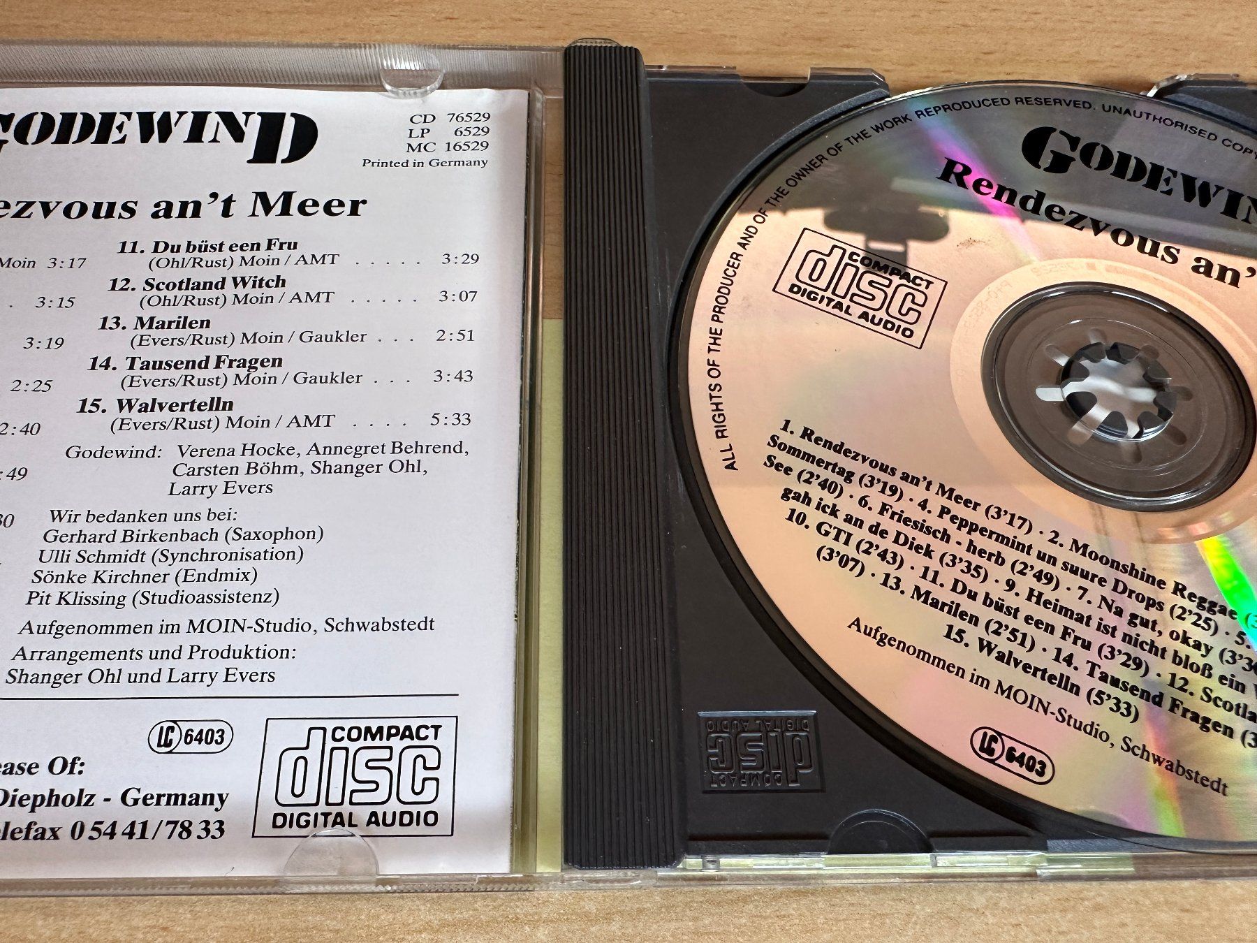 CD: Godewind - Rendezvous An't Meer – Usato da Rikon im Tösstal venduto da Alpenmutz 2