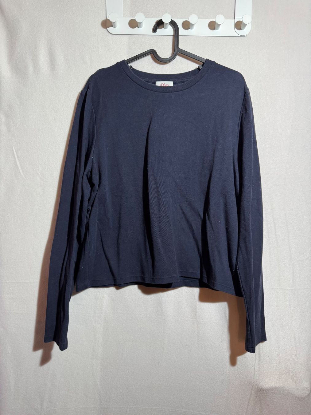S.Oliver Maglioni & Felpe: Dunkelblauer Pullover von s.Oliver Gr. L – Usato da Grosswangen venduto da second_hand_dress