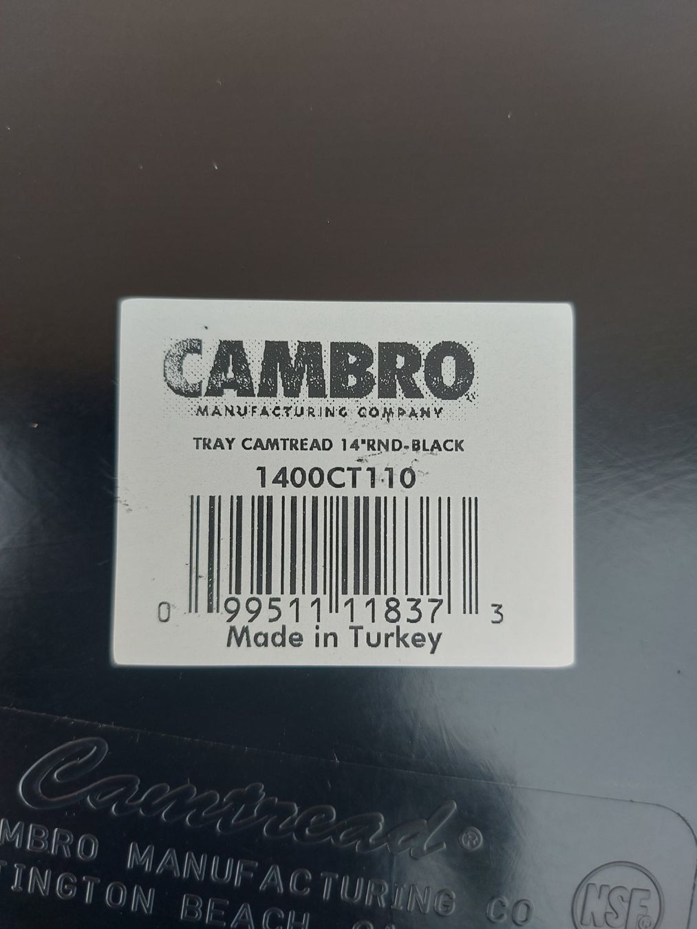 Servierplatten: Gastro-Kellnertablett; Cambro Camtread Tablett 35cm – Neu und originalverpackt aus Rheinau von profitronic.shop 4