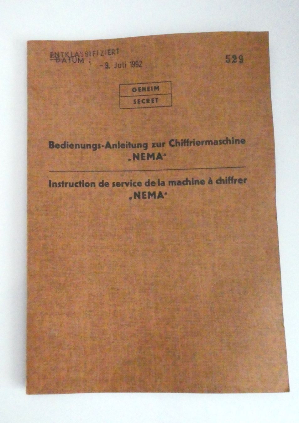 Taschenrechner: NEMA Schweizer Chiffrier- / Dechiffriermaschine – Gebraucht aus Alosen von  6