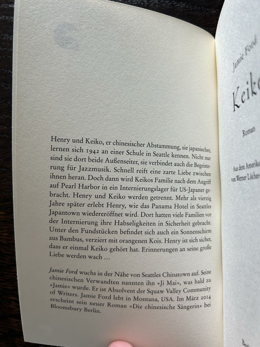 Bücher: Keiko von Jamie Ford – Gebraucht aus Arbon von Bobbyx777 4
