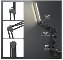 EinstellbareDimmenAugenschutz Klemmlampe