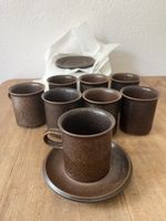 arabia ruska vintage 70er tee kaffee tassen set teeset