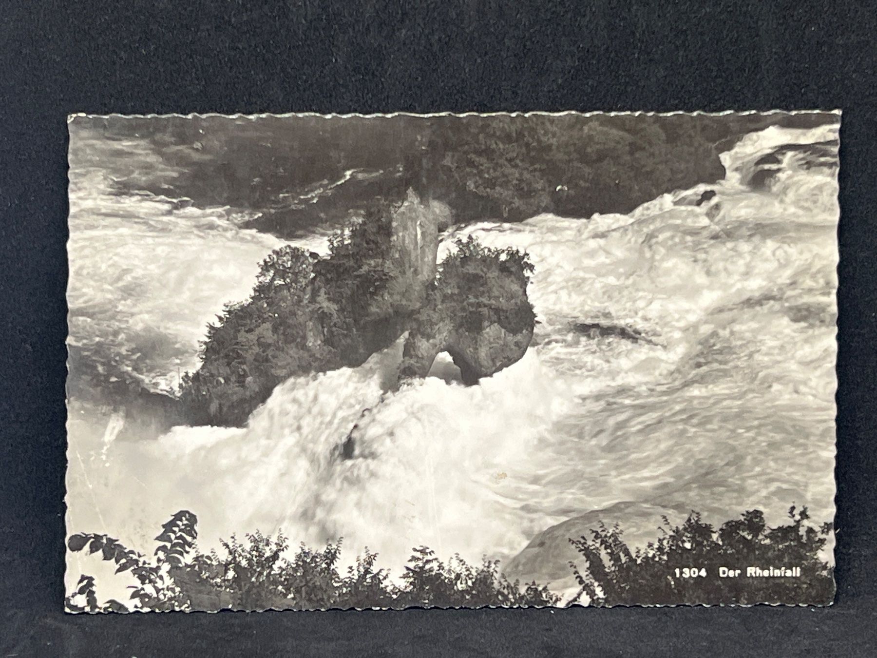 Cartoline postali: Ansichtskarte: 1304 Der Rheinfall – Usato da Widnau venduto da Brusi9