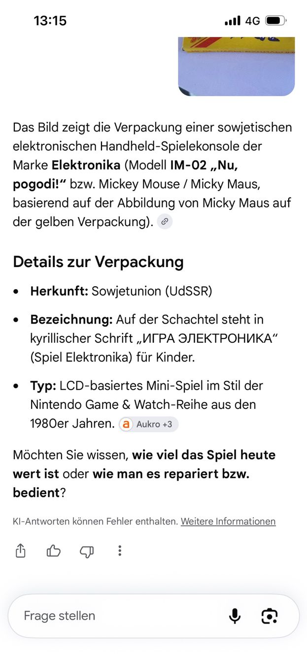 Giochi: Game Boy Electronica – Usato da Kilchberg ZH venduto da Tchantal 4