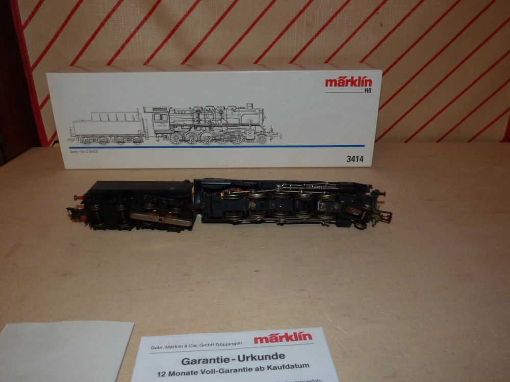 Locomotive Vapeur Märklin Série 150 X SNCF, H0, Réf 37886, Neuve