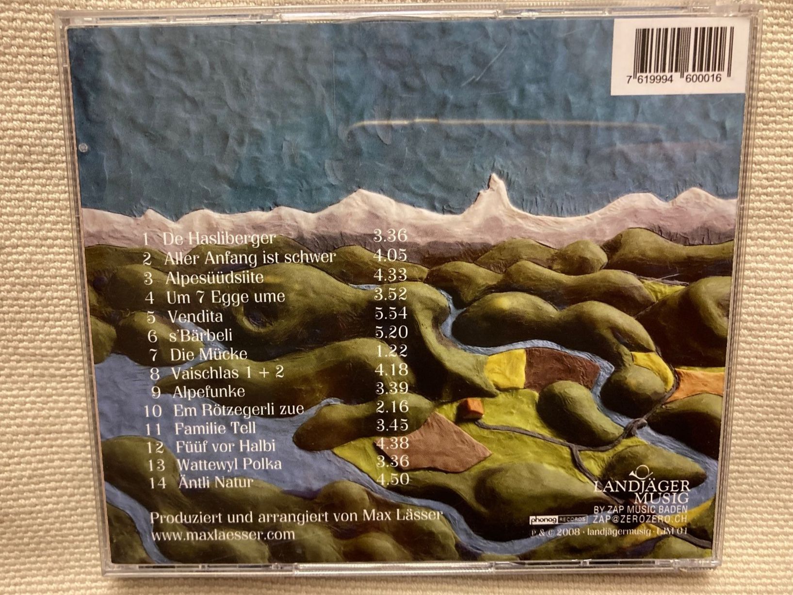 CD: CD, Max Lässer, Überländler – Usato da Baden venduto da Yoyo1 1