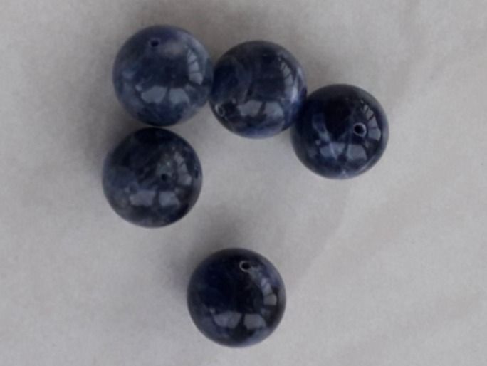 Pietre preziose: 5Stk. Sodalith Steine D:16mm – Nuovo e nell'imballaggio originale da Winistorf venduto da acreativ2 2
