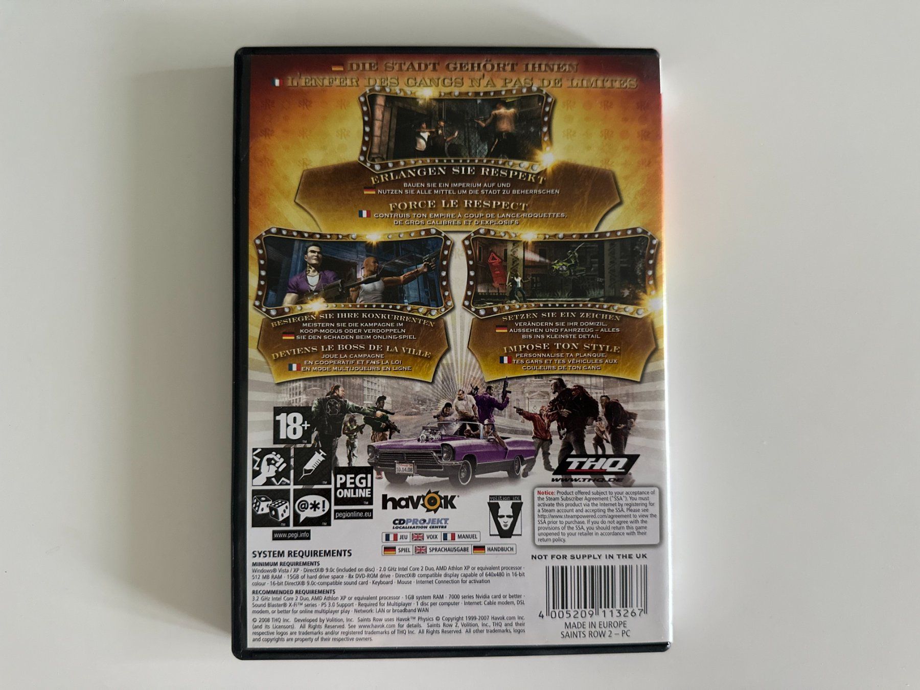 Microsoft Giochi: Saints Row 2, PC – Usato da Couvet venduto da nay_prh5 2