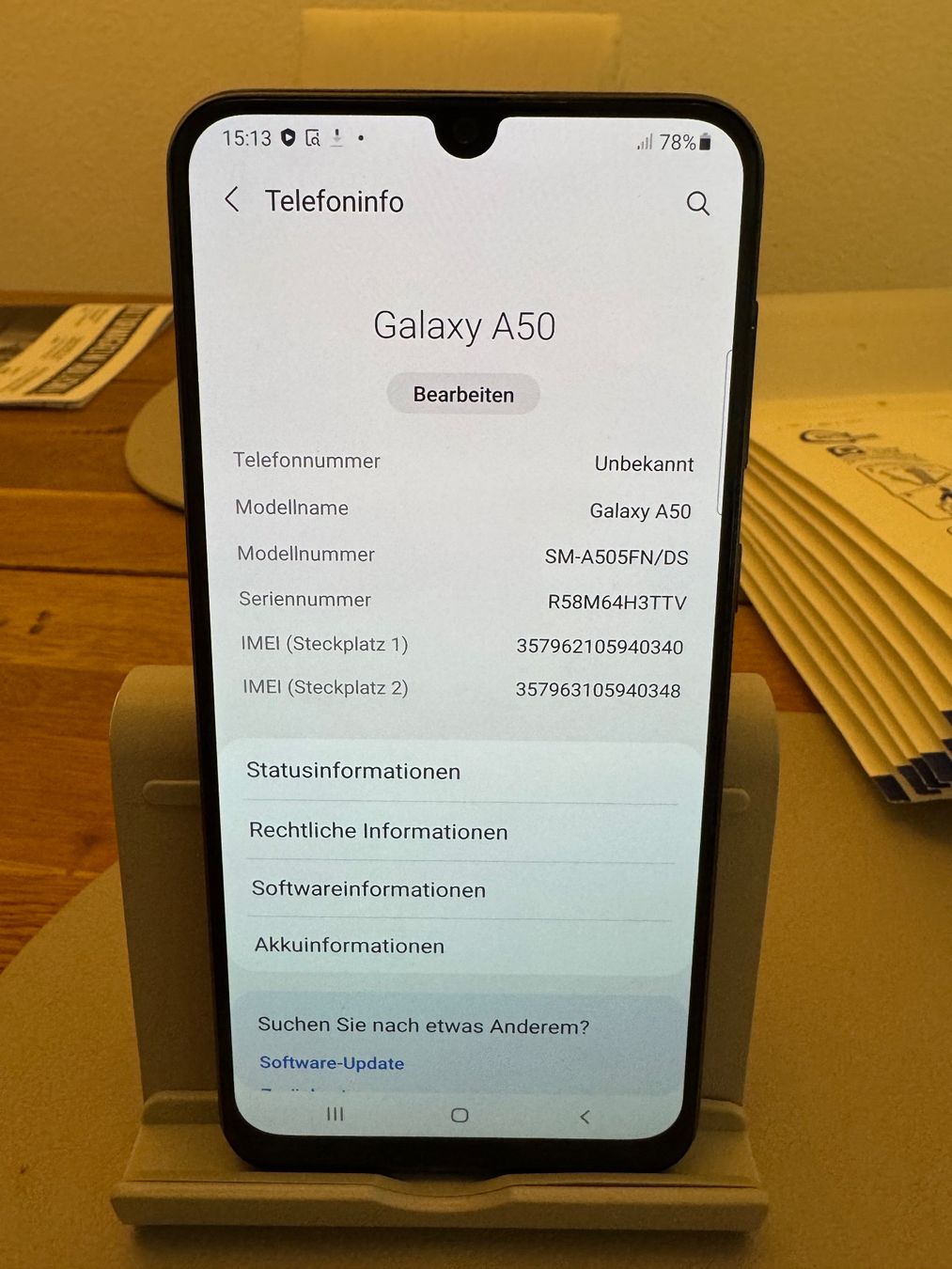 Samsung Handys / Smartphones: Samsung Galaxy A50 – Gebraucht aus Adliswil von Busys 1