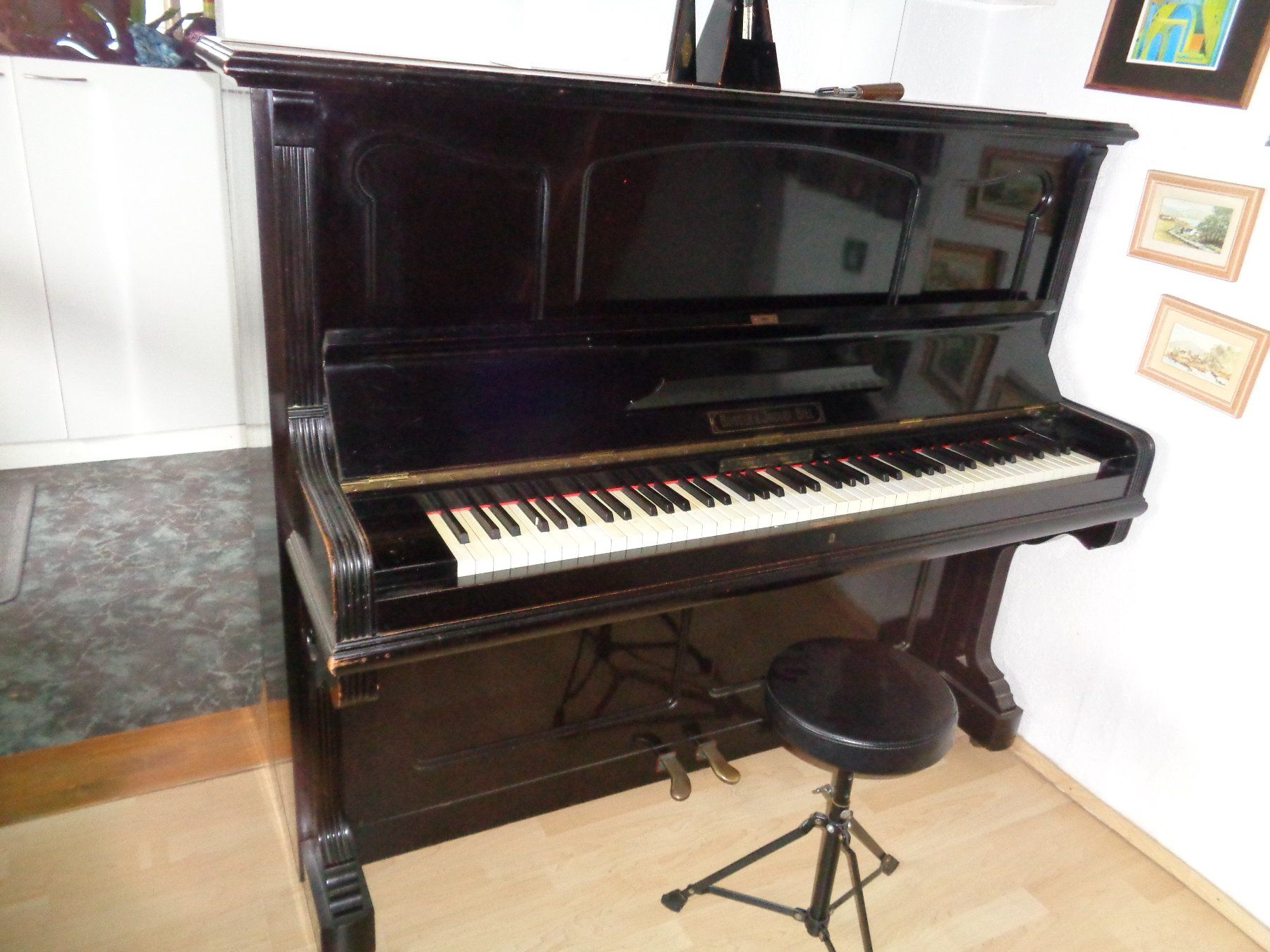 Strumenti musicali: Klavier Burger&Jacobi, Biel – Usato da Wohlen b. Bern venduto da Saga0 8