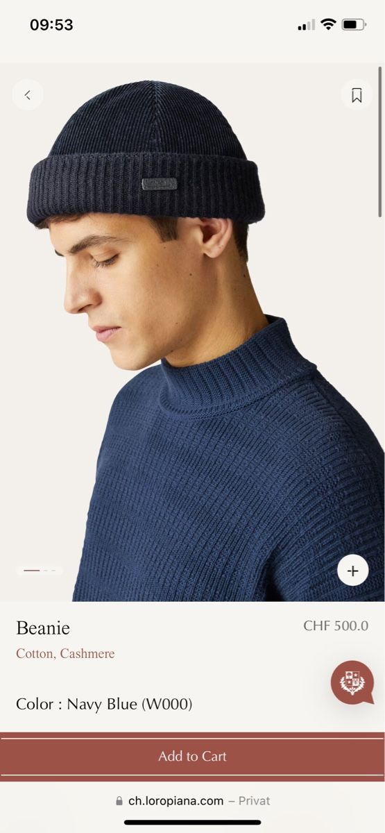 Loro Piana Copricapi, berretti & cappellini: Loro piana beanie – Usato da Zürich venduto da Lulu1501
