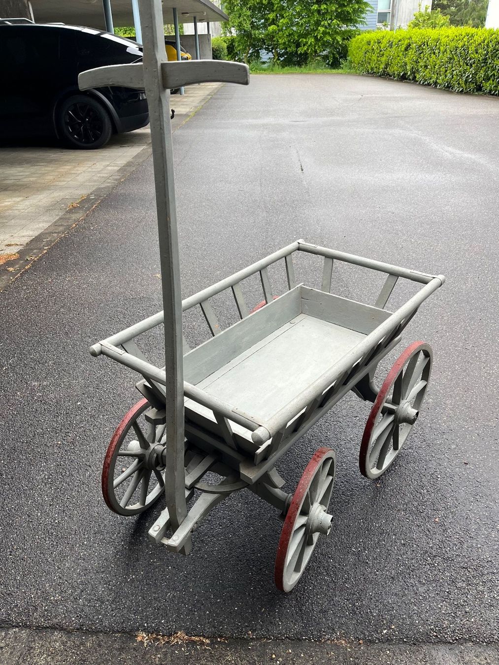 Tutte le decorazioni: Leiterwagen,  Holz – Usato da Dornach venduto da GGP1962 2