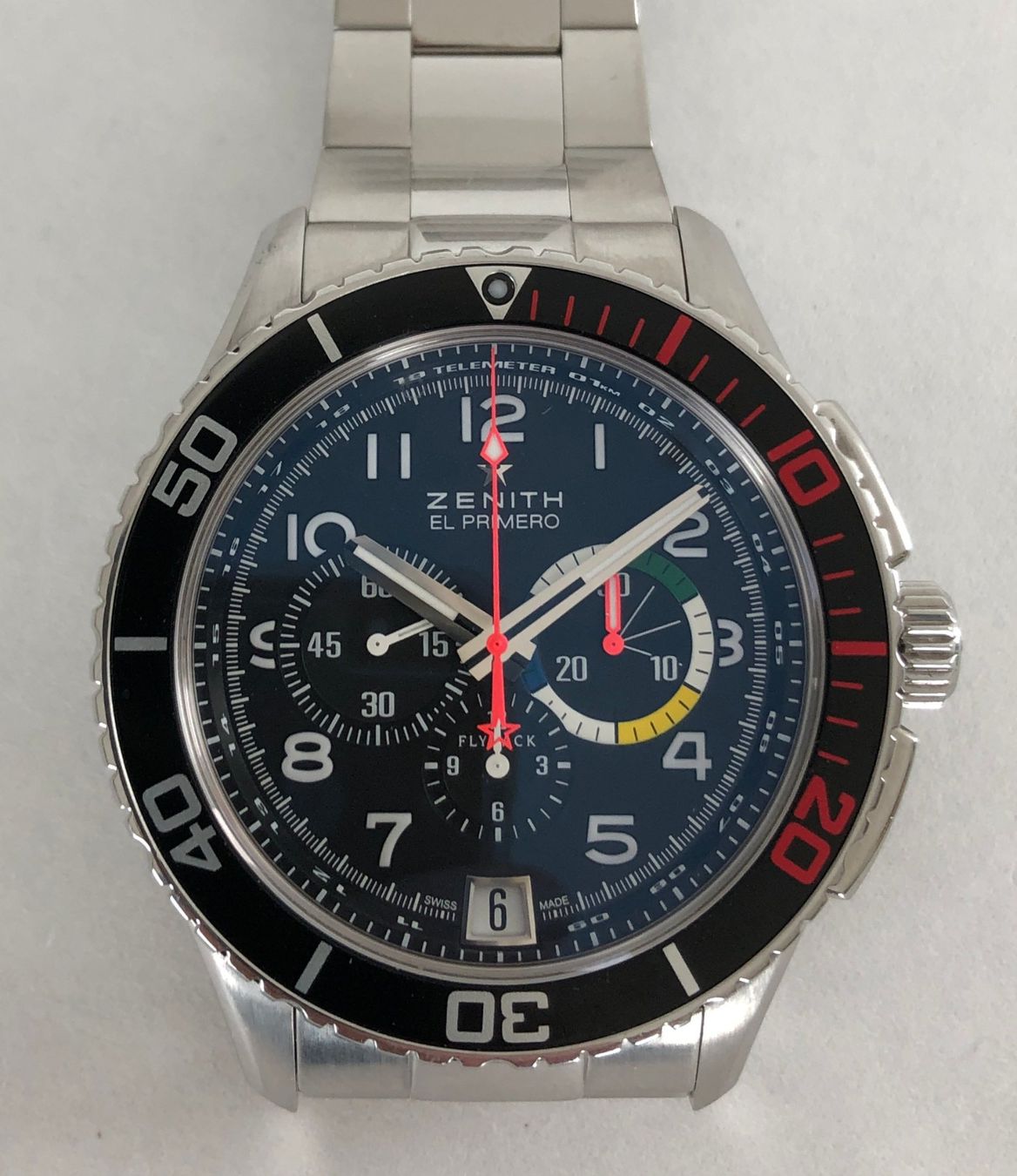 Zenith Orologi: ZENITH El Primero Stratos Flyback Rainbow - ungetragen – Usato da Appenzell venduto da Zimiuno