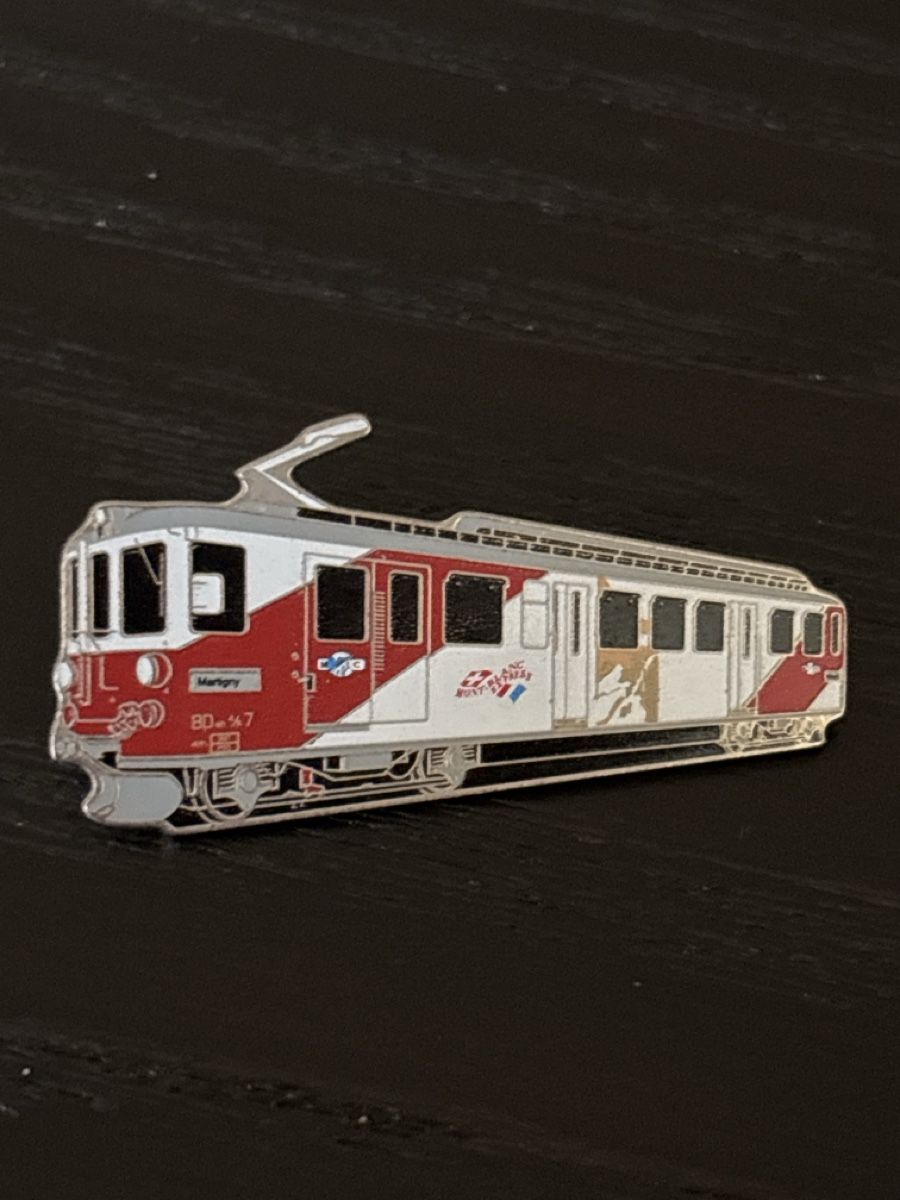 SBB/CFF/FFS Placchette & Badge: Schmid Müller "Mont-Blanc Express" Martigny BD eh V/7 neu – Usato da Uetendorf venduto da hoisle