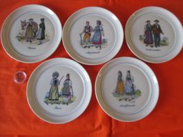 Langenthal Teller Trachten 1950 / 1953