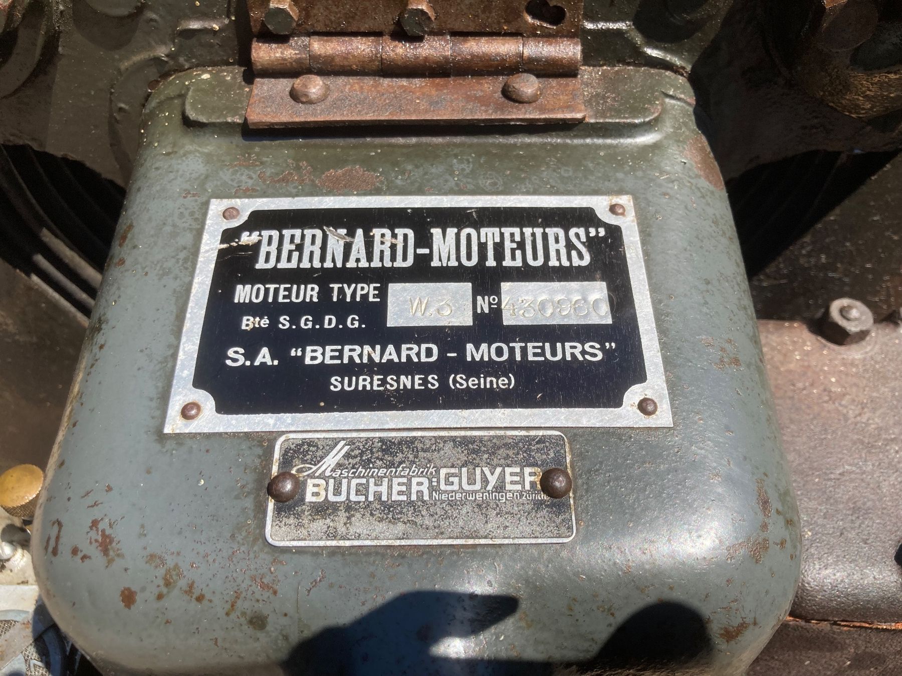 Moteurs: Standmotor Bernard W3 – D'occasion à Lommiswil par Hosi88 4