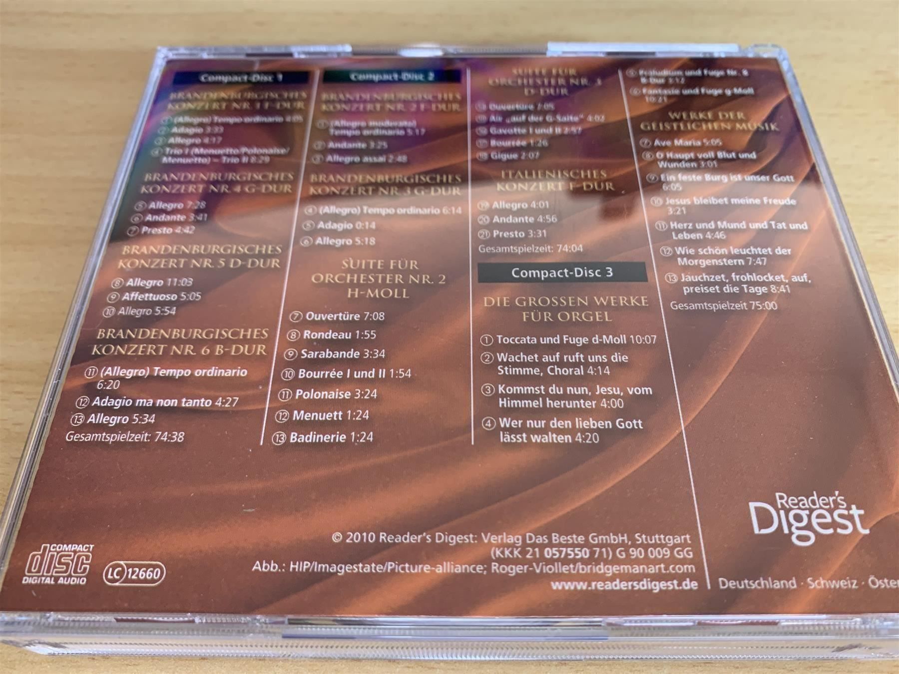 CD: Bach - Klassische Kostbarkeiten - 3 CD – Usato da Rikon im Tösstal venduto da Alpenmutz 1