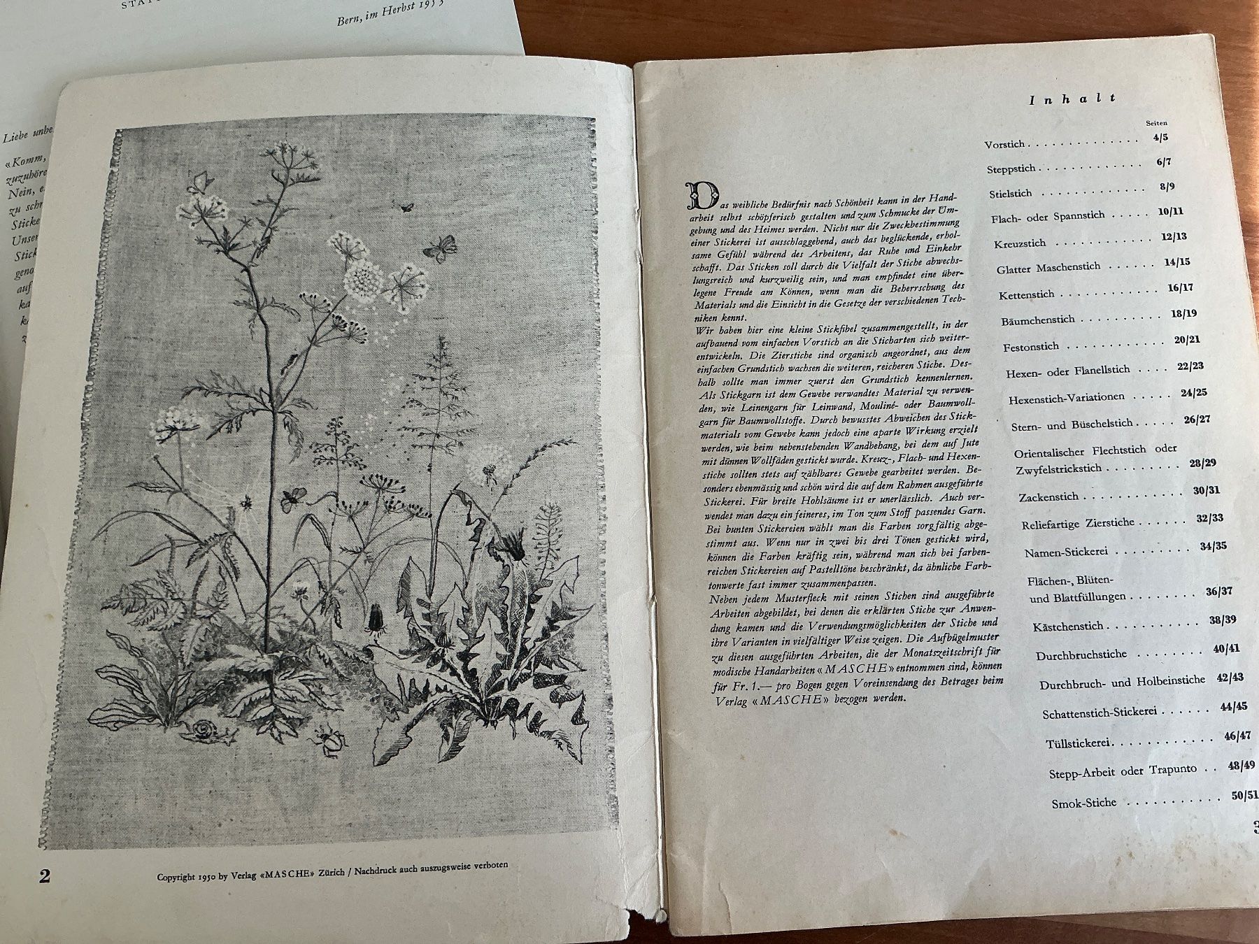 Libri: Wir lernen sticken – Usato da Kirchenthurnen venduto da Gluecksbrief 3