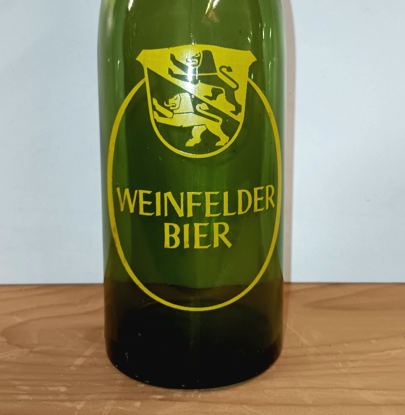 Bicchieri, Caraffe & Bottiglie: Bierflasche Bier Brauerei Weinfelden 1957 – Usato da Lichtensteig venduto da B-B-Bier 1