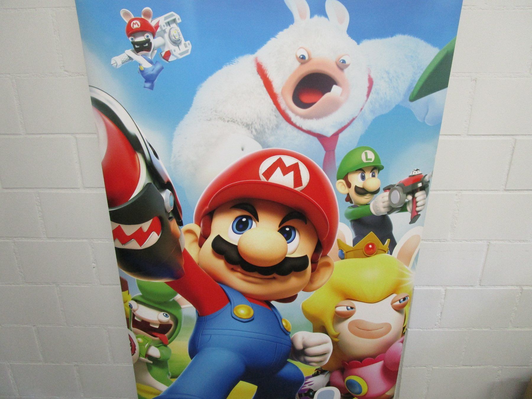 Spiele: Roll-Up Werbebanner Mario + Rabbits Kingdom Battle - Switch – Gebraucht aus Goldau von agestuffer 2