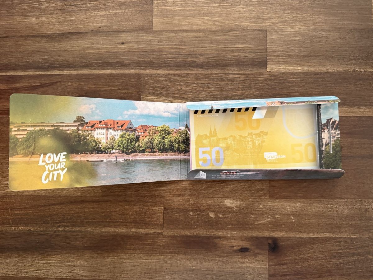 Gutscheine: StadtBonBasel 50.00 CHF – Neu und originalverpackt aus Oberwil BL von Artjom44 2