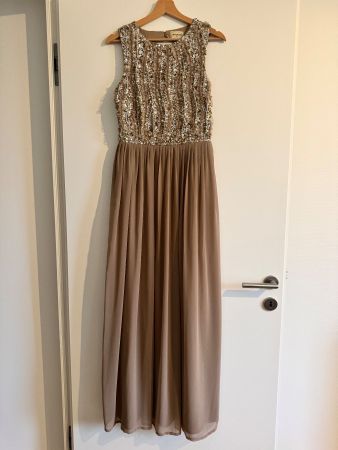 Abendkleid / Paillettenkleid Gr. M Hochzeit Ballkleid