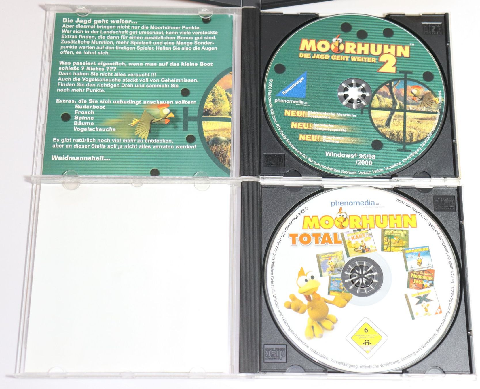 Giochi: Moorhuhn PC Spiele CD – Usato da Frick venduto da volvo850driver 1
