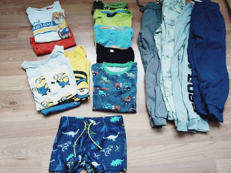 Sommer Kleiderpaket für Jungen, Grösse 110/116