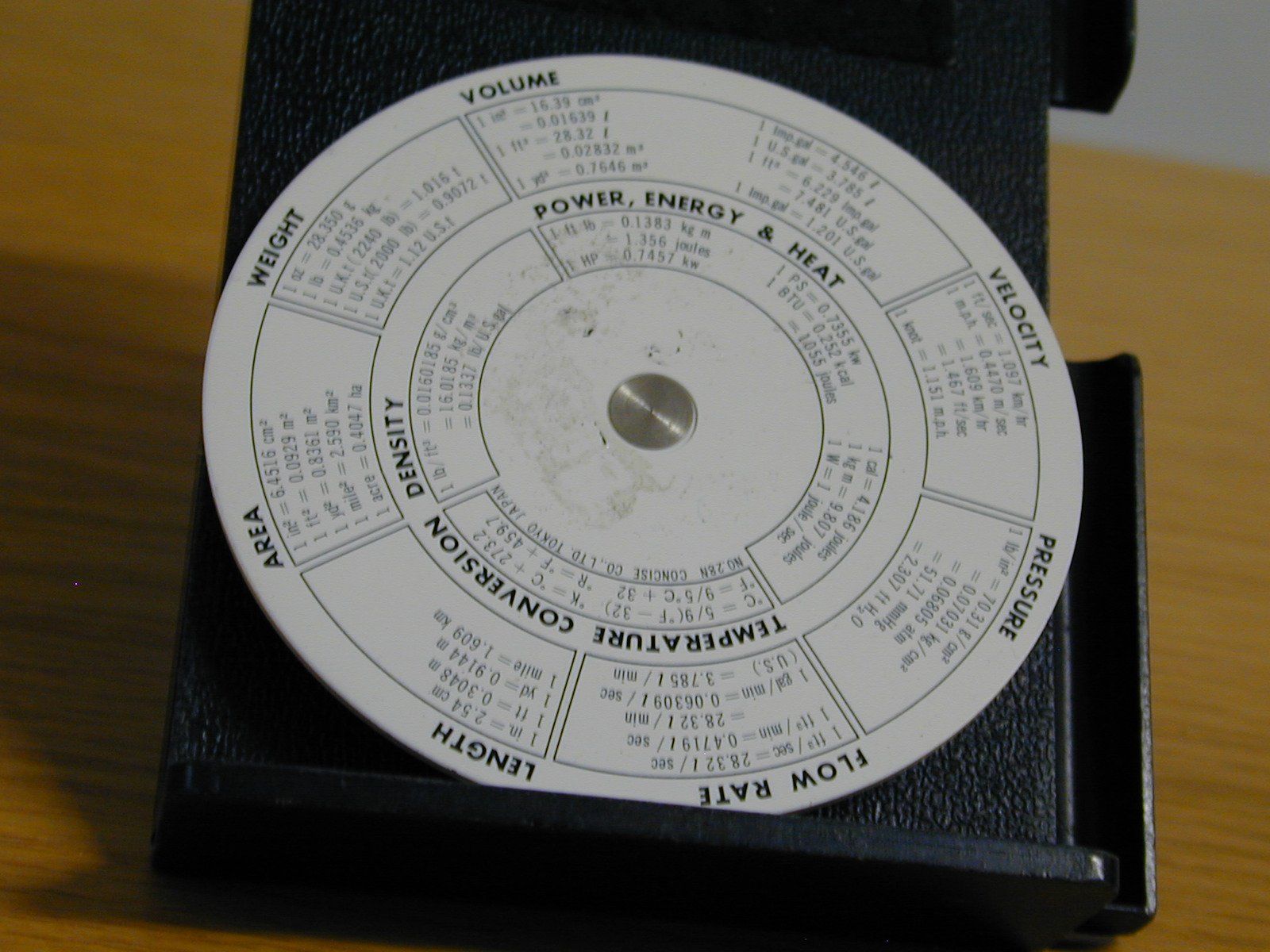 Taschenrechner: RECHENSCHEIBE MICRO SWITCH , USA von CONCISE , Japan – Gebraucht aus Oberursel von swinger-ecki 1