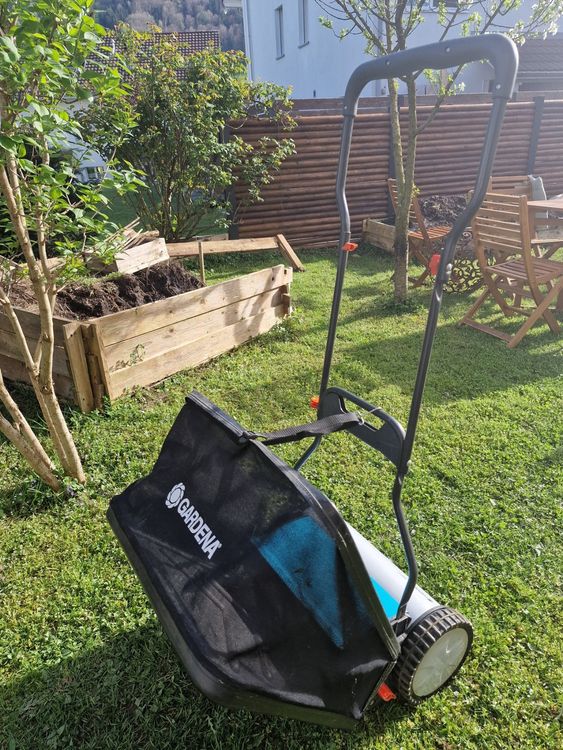 Gardena Spindelmäher 380 C inklusive Grasfangkorb Kaufen auf Ricardo